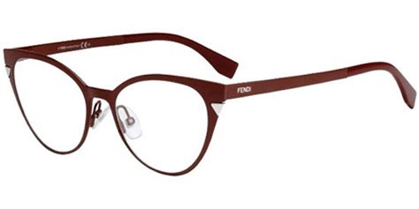 fendi ff 0126|Fendi FF 0126 MQF Eyeglasses in Red .